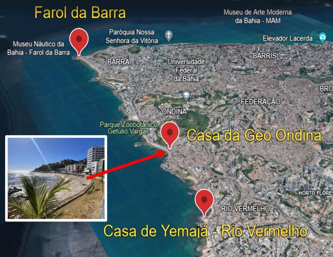 Casas Da Geo Ondina - Apto Ondina - Frente De Praia Salvador de Bahía Exterior foto